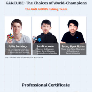 a group of men holding rubik's cubes